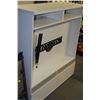 Image 1 : WHITE TV CABINET W/ MOUNT