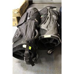 DUNLOP AND CROSPETE GOLF BAGS X2