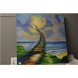 STAIRWAY TO HEAVEN OIL ON CANVAS