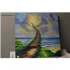 Image 1 : STAIRWAY TO HEAVEN OIL ON CANVAS