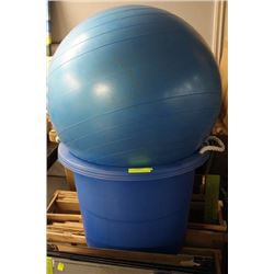 BLUE GYMNIC PLUS EXERCISE BALL