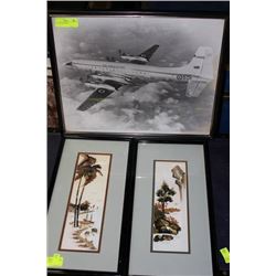 WALL ART HANGING  x3