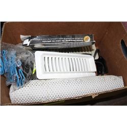 BOX OF MISCELLANEOUS HOUSEHOLD ITEMS