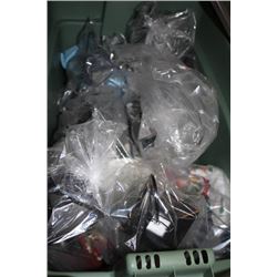 ESTATE BOX OF CANDLE HOLDERS