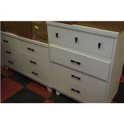 WHITE DBL SIZE BEDROOM SUITE INCLUDES DRESSER/