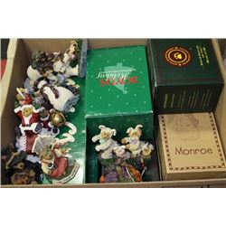 ESTATE BOX OF CHRISTMAS ORNAMENTS
