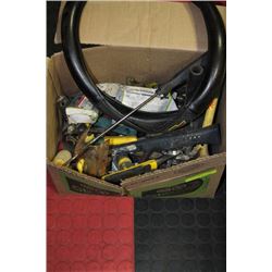 BOX OF ASSORTED HAND TOOLS