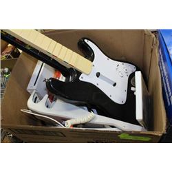 COMPLETE Wii SYSTEM WITH GAMES, GUITAR HERO