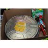 Image 1 : BOX OF VINTAGE COLLECTIBLES - 3 FILM REEL TINS