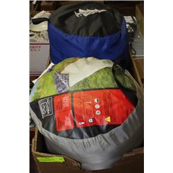 BOX W/ ADULT VENTURA PIONEER HOOD SLEEPING BAG