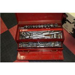 RED TOOLBOX W/ CONTENTS