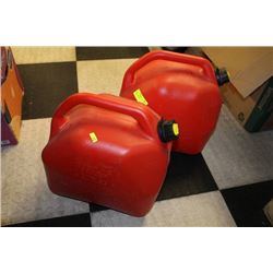 TWO 20L GAS CANS