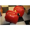 Image 1 : TWO 20L GAS CANS