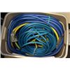 Image 1 : BIN OF AIR LINE HOSE, HEAVY DUTY POWER CORD AND
