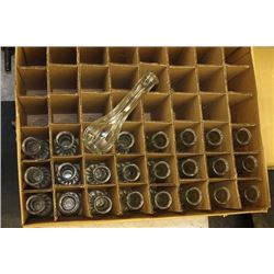 CARTON OF BUD VASES