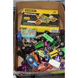 BOX OF DIE CAST CARS