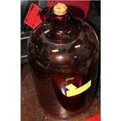 VINTAGE CORKED MOONSHINE JUG