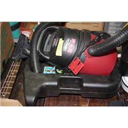 "HANG ON" SHOP VAC WITH OIL DRAIN CONTAINER -WORKS