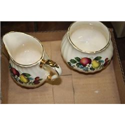 ANTIQUE SADLER CHINA CREAM & SUGAR SET