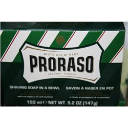 PRORASSO SHAVING SOAP IN A BOWL