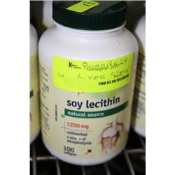 BOTTLE OF 100 SOY LECETHIN SOFT GELS