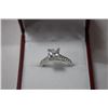 Image 1 : SILVER CUBIC ZIRCONIAN RING