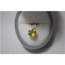 10KT CITRINE PENDANT MSRP $150