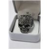 Image 1 : STAINLESS STEEL SKULL MENS RING MSRP $250