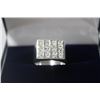 Image 1 : STERLING SILVER CUBIC ZIRCONIA MENS RING MSRP $200