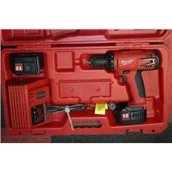 MILWAUKEE HEAVY DUTY 12 VT CORDLESS DRILL
