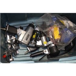BOX OF AIR TOOLS