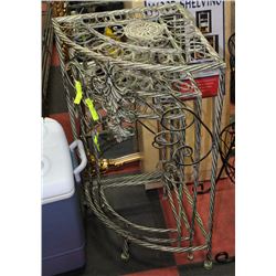 DECORITIVE CORNER METAL SHELFS