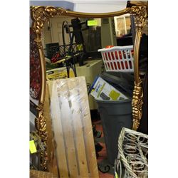 GOLD EMBOSSED MIRROR