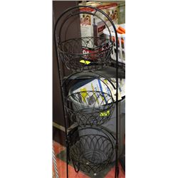 TALL 3 BASKET PLANT HOLDER