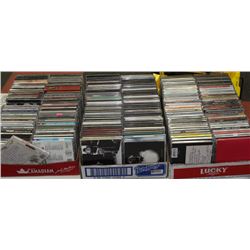 3 BOXES OF ASSORTED CD'S X3