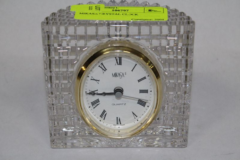 MIKASA CRYSTAL CLOCK