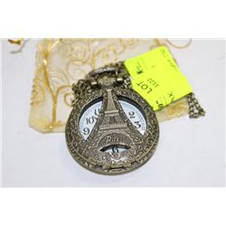 EIFFEL TOWER POCKET WATCH