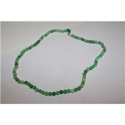 STERLING SILVER CLASP CHALCEDONY NECKLACE