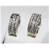 Image 1 : STERLING SILVER CUBIC ZIRCONIA EARRINGS  MSRP $250