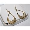 Image 1 : STERLING SILVER GOLD PLATED VERMEIL EARRINGS