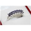 Image 1 : STERLING SILVER TANZANITE RING  MSRP $658