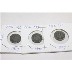 1941,42,42 1PF GERMAN NAZI COINS