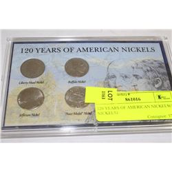 120 YEAR OLD AMERICAN NICKELS