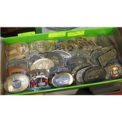 LOT OF 30 BELT BUCKLES
