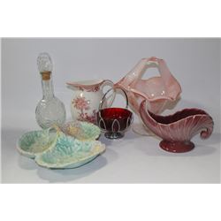 LOT OF COLLECTIBLE GLASSWARE