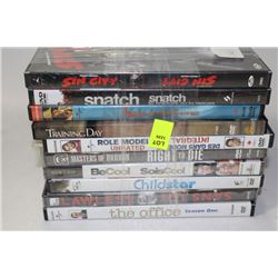 BUNDLE OF 10 DVDS