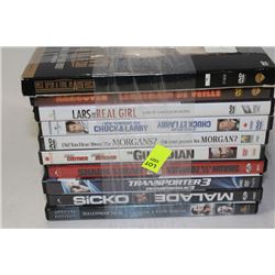 BUNDLE OF 10 DVDS