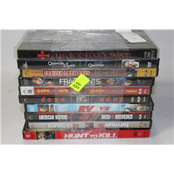 BUNDLE OF 10 DVDS