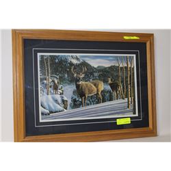 LARGE R. MANNING "DEER" PICTURE