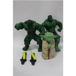 BOX OF 2 HULK FIGURES